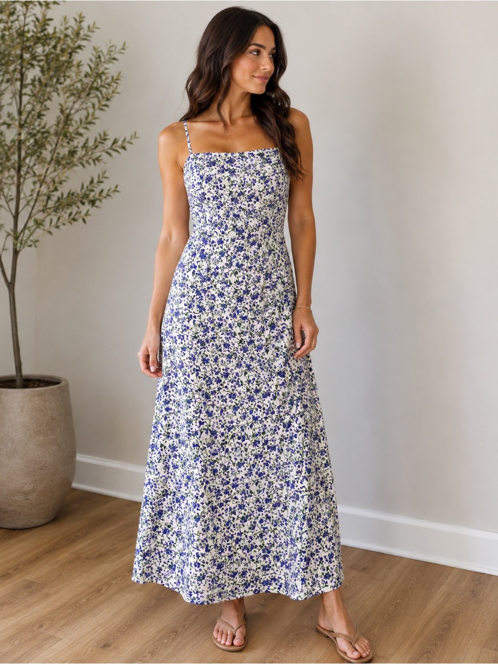 SNIDEL Size 1 Floral Maxi Dress